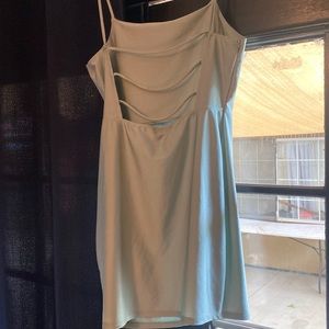 Satin mini dress
